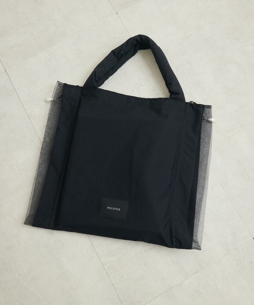 KATHARINE ROSS（キャサリンロス）の「【KATHARINE ROSS】【HELOYSE】キャンディーチュールトート（トートバッグ・レディース・ベージュ/ブラック・MEDIUM）」の9枚目の写真