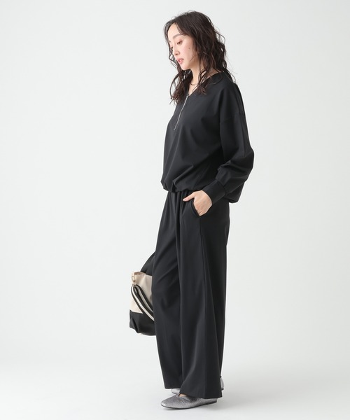 Elura(エルーラ)の「ハイテンションプルオーバー/650196(Tシャツ/カットソー・レディース・ブラック/カーキ/ベージュ・FREE)」の5枚目の写真