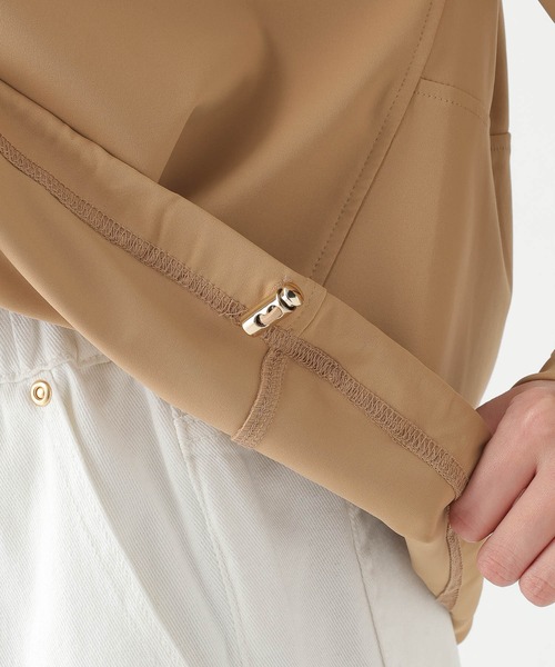 Elura(エルーラ)の「ハイテンションプルオーバー/650196(Tシャツ/カットソー・レディース・ブラック/カーキ/ベージュ・FREE)」の20枚目の写真