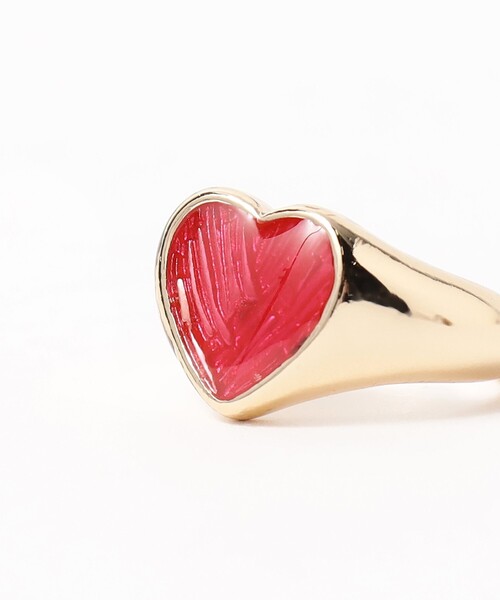 BEAMS HEART（ビームスハート）の「エポキシ ハートリング（リング・レディース・シルバー/ゴールド・ONE SIZE）」の6枚目の写真