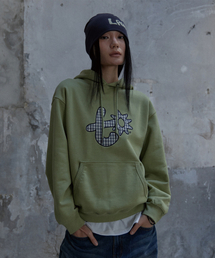 TONY LAWRENCE（トニーローレンス）の「アプリケ刺繍フードパーカーライトグリーン（パーカー）」