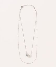 LOWRYS FARM | ステンレスモチーフ２レンネックレス　640851(ネックレス)