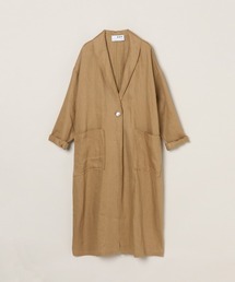 three dots（スリードッツ）の「ラフリネン ドクターコート（その他アウター）」