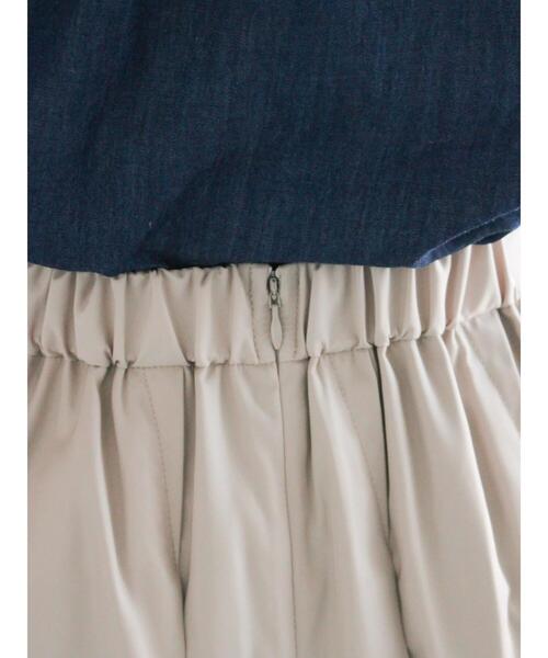Te chichi（テチチ）の「ダブルタックフレアスカート（スカート・レディース・ライトベージュ/ネイビー/グリーン・S/M）」の11枚目の写真