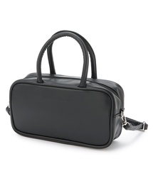 petit main（プティマイン）の「【リンク】レザー調ボストンバッグ（ボストンバッグ）」