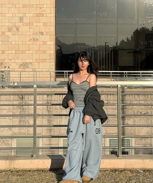 THE MYSTERIOUS HOTEL（ザミステリアスホテル）の「LACE STRIPE CORSET [GREY]（Tシャツ/カットソー・レディース・その他・FREE）」の3枚目の写真