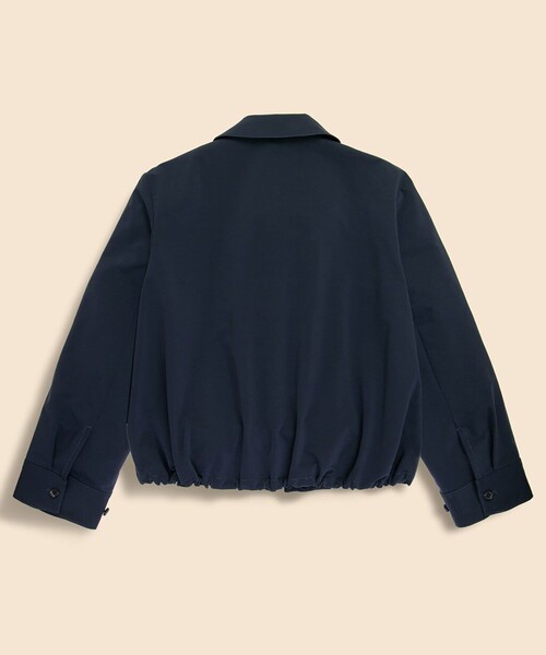 BROOKS BROTHERS(ブルックスブラザーズ)の「【Double B Collection】ポリエステル BBロゴ クロップド ジップブルゾン(ブルゾン・レディース・ネイビー・LARGE/MEDIUM/SMALL/X-SMALL)」の2枚目の写真