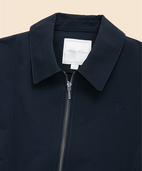 BROOKS BROTHERS(ブルックスブラザーズ)の「【Double B Collection】ポリエステル BBロゴ クロップド ジップブルゾン(ブルゾン・レディース・ネイビー・LARGE/MEDIUM/SMALL/X-SMALL)」の4枚目の写真