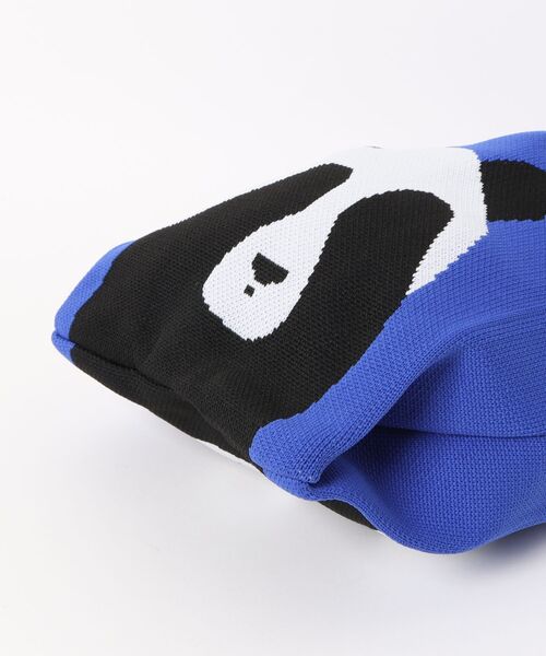 Sakka(サッカ)の「パンダ柄 ニットミニトートバッグ(トートバッグ・レディース・イエロー/グリーン/ブルー/グレー/ピンク/グリーン系/サックスブルー・FREE)」の10枚目の写真