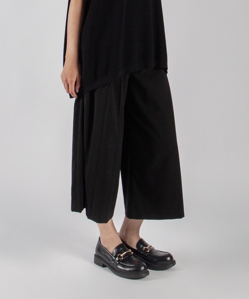 ALL BLACK(オールブラック)の「【本革/2.5cmヒール】ビットローファー(ローファー・レディース・ブラック・37/38/39)」の2枚目の写真