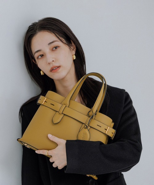 ROPE'（ロペ）の「【E'POR】A BAG Medium/通勤・26SS新型（ハンドバッグ・レディース・ブラック/ベージュ/チャコールグレー/マスタード・FREE）」の4枚目の写真
