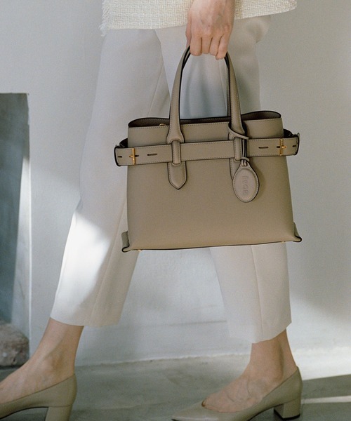 ROPE'（ロペ）の「【E'POR】A BAG Medium/通勤（ハンドバッグ・レディース・ブラック/ベージュ・FREE）」の3枚目の写真