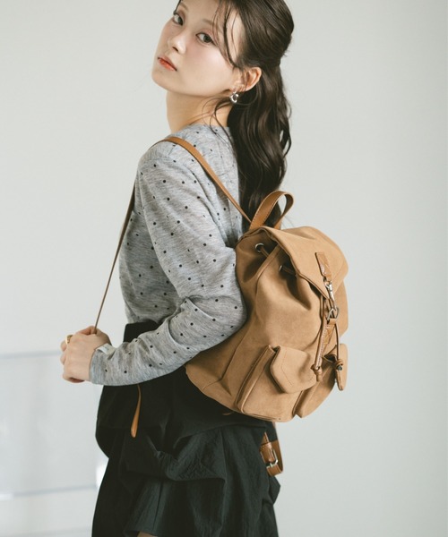 VANNIE U(ヴァニーユー)の「シアードットカットソー(Tシャツ/カットソー・レディース・ホワイト/グレー・FREE)」の19枚目の写真