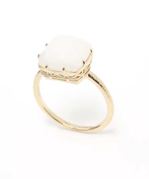 agete（アガット）の「K10リング（リング・レディース・ホワイト系その他・#11/#9）」の4枚目の写真