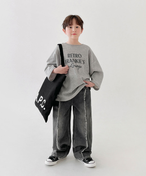 BERRYCLOSET（ベリークローゼット）の「レコードカットデニムパンツ（デニムパンツ・レディース・ブラック/ブルー・7号/09号/11号/13号/15号/17号/19号）」の8枚目の写真