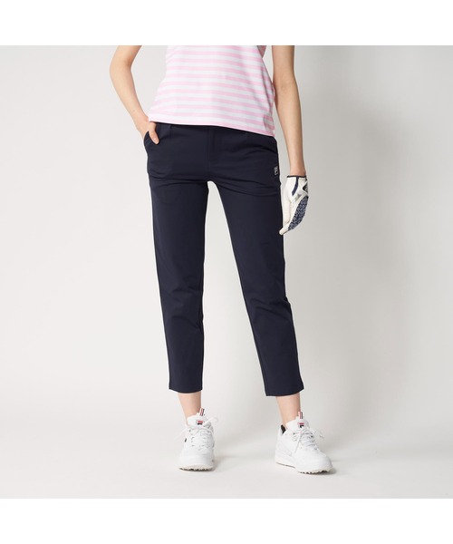 FILA GOLF(フィラゴルフ )の「FILA GOLF フィラゴルフ ゴルフウェア 8WAYストレッチ 吸汗速乾 UVカット テーパード ロングパンツ(その他パンツ・レディース・ホワイト/グレー/ネイビー・3L/LL/L/M/S)」の3枚目の写真