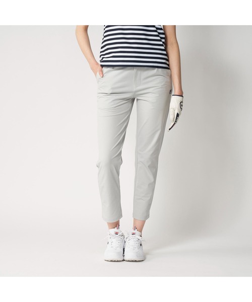 FILA GOLF(フィラゴルフ )の「FILA GOLF フィラゴルフ ゴルフウェア 8WAYストレッチ 吸汗速乾 UVカット テーパード ロングパンツ(その他パンツ・レディース・ホワイト/グレー/ネイビー・3L/LL/L/M/S)」の1枚目の写真