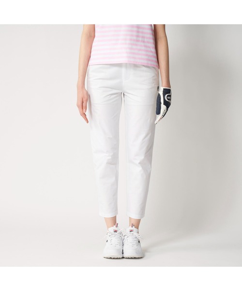 FILA GOLF(フィラゴルフ )の「FILA GOLF フィラゴルフ ゴルフウェア 8WAYストレッチ 吸汗速乾 UVカット テーパード ロングパンツ(その他パンツ・レディース・ホワイト/グレー/ネイビー・3L/LL/L/M/S)」の6枚目の写真