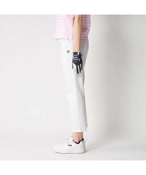 FILA GOLF(フィラゴルフ )の「FILA GOLF フィラゴルフ ゴルフウェア 8WAYストレッチ 吸汗速乾 UVカット テーパード ロングパンツ(その他パンツ・レディース・ホワイト/グレー/ネイビー・3L/LL/L/M/S)」の8枚目の写真