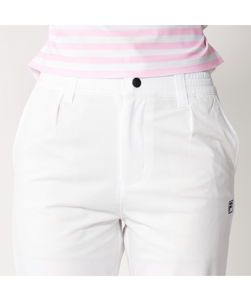 FILA GOLF(フィラゴルフ )の「FILA GOLF フィラゴルフ ゴルフウェア 8WAYストレッチ 吸汗速乾 UVカット テーパード ロングパンツ(その他パンツ・レディース・ホワイト/グレー/ネイビー・3L/LL/L/M/S)」の12枚目の写真