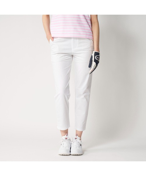 FILA GOLF(フィラゴルフ )の「FILA GOLF フィラゴルフ ゴルフウェア 8WAYストレッチ 吸汗速乾 UVカット テーパード ロングパンツ(その他パンツ・レディース・ホワイト/グレー/ネイビー・3L/LL/L/M/S)」の7枚目の写真