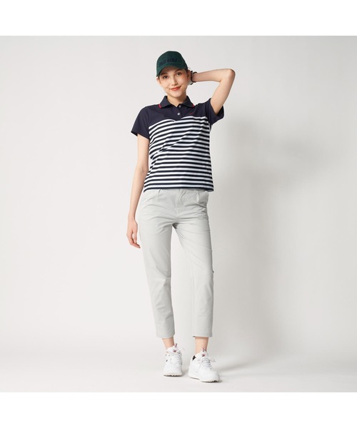 FILA GOLF(フィラゴルフ )の「FILA GOLF フィラゴルフ ゴルフウェア 8WAYストレッチ 吸汗速乾 UVカット テーパード ロングパンツ(その他パンツ・レディース・ホワイト/グレー/ネイビー・3L/LL/L/M/S)」の16枚目の写真
