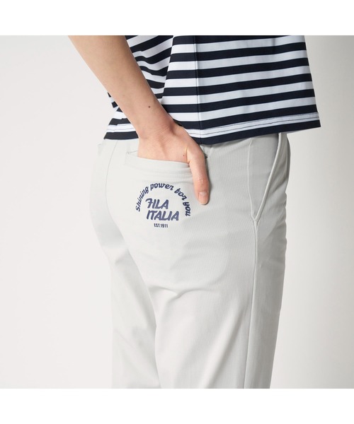 FILA GOLF(フィラゴルフ )の「FILA GOLF フィラゴルフ ゴルフウェア 8WAYストレッチ 吸汗速乾 UVカット テーパード ロングパンツ(その他パンツ・レディース・ホワイト/グレー/ネイビー・3L/LL/L/M/S)」の21枚目の写真