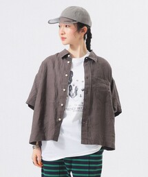BEAMS BOY（ビームスボーイ）の「リネン ソリッド ショートスリーブ <イージーケア>（シャツ/ブラウス）」