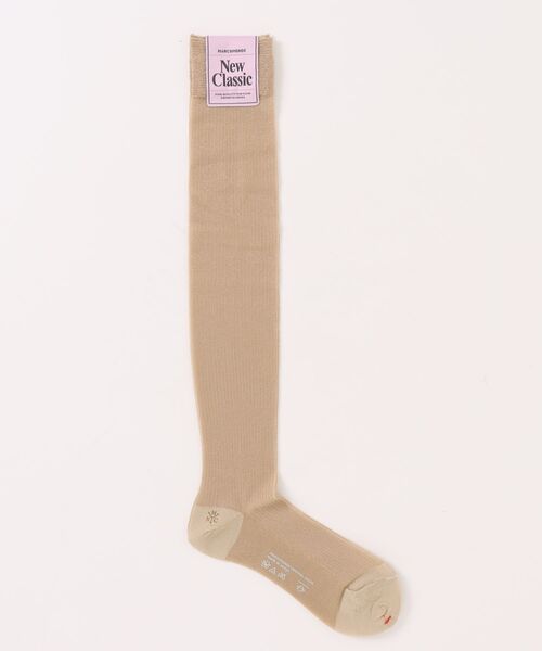 MARCOMONDE(マルコモンド)の「【MARCOMONDE】sheer glitter high socks 200K3/1GL-50C(ソックス/靴下・レディース・シルバー/ブラック/ゴールド・FREE)」の3枚目の写真