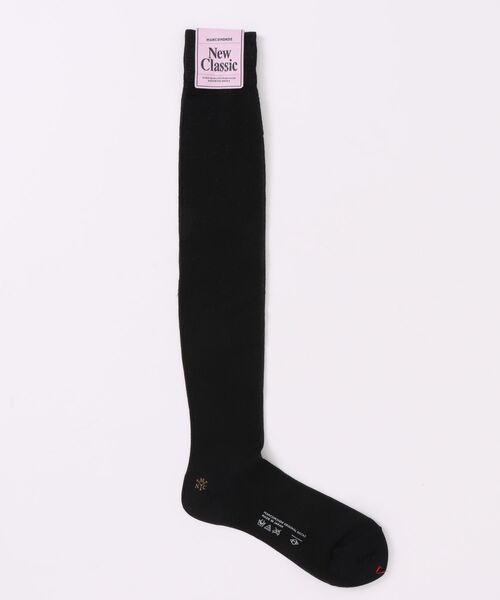 MARCOMONDE(マルコモンド)の「【MARCOMONDE】sheer glitter high socks 200K3/1GL-50C(ソックス/靴下・レディース・シルバー/ブラック/ゴールド・FREE)」の2枚目の写真