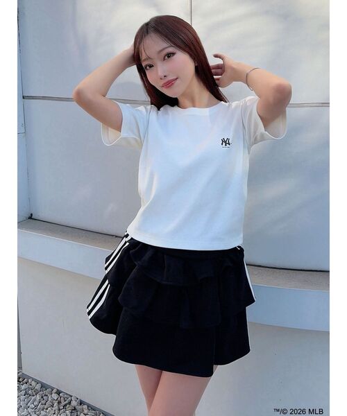 RESEXXY(リゼクシー)の「【MLB × New Era × RESEXXY】LOGO TEE(Tシャツ/カットソー・レディース・ホワイト・FREE)」の4枚目の写真