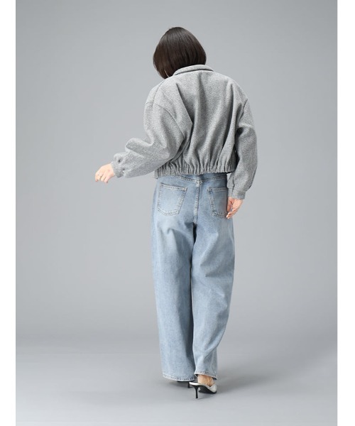 fifth（フィフス）の「スタンドカラーポケットジャケット（テーラードジャケット・レディース・ブラック/グレー・M）」の14枚目の写真