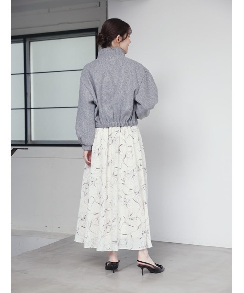 fifth（フィフス）の「スタンドカラーポケットジャケット（テーラードジャケット・レディース・ブラック/グレー・M）」の19枚目の写真