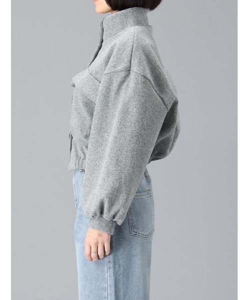 fifth（フィフス）の「スタンドカラーポケットジャケット（テーラードジャケット・レディース・ブラック/グレー・M）」の21枚目の写真