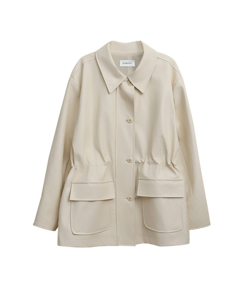 SLOWLOLLI(スローローリ)の「Bay leather jacket_2 Colors(その他アウター・レディース・ブラック/Cream・FREE)」の2枚目の写真
