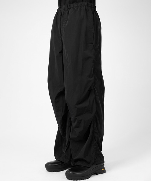 LAD MUSICIAN(ラッドミュージシャン)の「VINTAGE NYLON CHAMBRAY OVER PANTS(その他パンツ・メンズ・ブラック・42/44/46)」の7枚目の写真