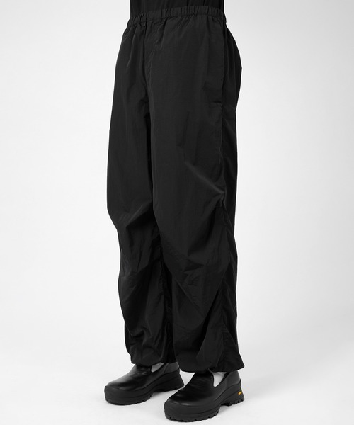 LAD MUSICIAN(ラッドミュージシャン)の「VINTAGE NYLON CHAMBRAY OVER PANTS(その他パンツ・メンズ・ブラック・42/44/46)」の9枚目の写真