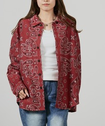 superNova. | superNova. Split yoke big shirt - Bandana jacquard / SN-535A,SN-535B(シャツ/ブラウス)