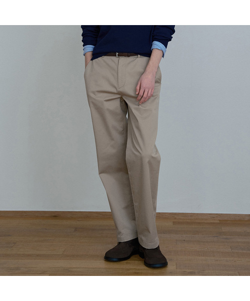 MINDBRIDGE(マインドブリッジ)の「ストレートチノバンディングパンツ - 2カラー(その他パンツ・メンズ・ベージュ/ダークグレー・38/36/34/32/30/31/33/29)」の1枚目の写真