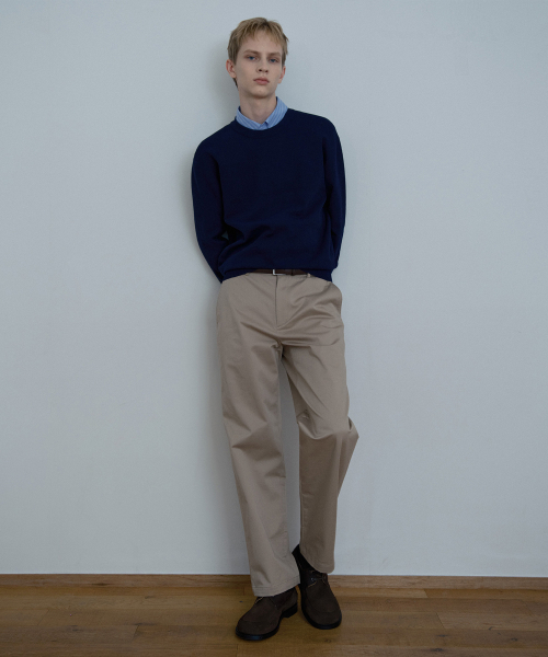 MINDBRIDGE(マインドブリッジ)の「ストレートチノバンディングパンツ - 2カラー(その他パンツ・メンズ・ベージュ/ダークグレー・38/36/34/32/30/31/33/29)」の3枚目の写真