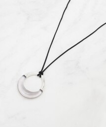 INDIVI | 【長さ調整自由】マーブルバイカラー ロングネックレス(ネックレス)