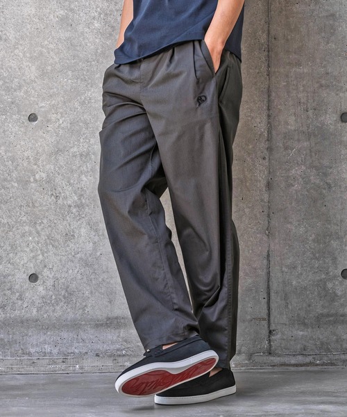 1minute 1second(ワンミニットワンセカンド)の「mp14693-twill stretch easy pants イージーパンツ(1M26N130)(その他パンツ・メンズ・チャコール/ブラック/グレイッシュベージュ・XL/L/M/S)」の2枚目の写真