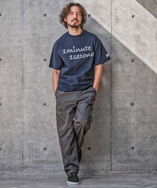 1minute 1second(ワンミニットワンセカンド)の「mp14693-twill stretch easy pants イージーパンツ(1M26N130)(その他パンツ・メンズ・チャコール/ブラック/グレイッシュベージュ・XL/L/M/S)」の6枚目の写真