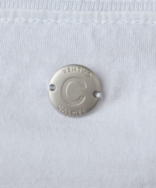 CALMER（カルメール）の「《追加》ナチュラルダイTシャツ2（Tシャツ/カットソー・レディース・スカイブルー/チャコールグレー/ホワイト・2）」の10枚目の写真