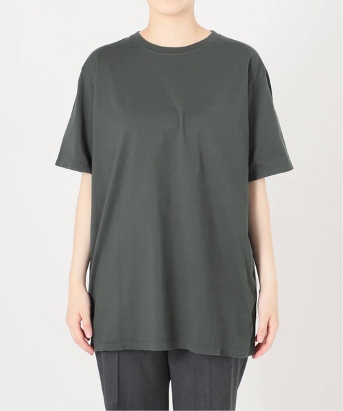 CALMER（カルメール）の「《追加》ナチュラルダイTシャツ2（Tシャツ/カットソー・レディース・スカイブルー/チャコールグレー/ホワイト・2）」の12枚目の写真