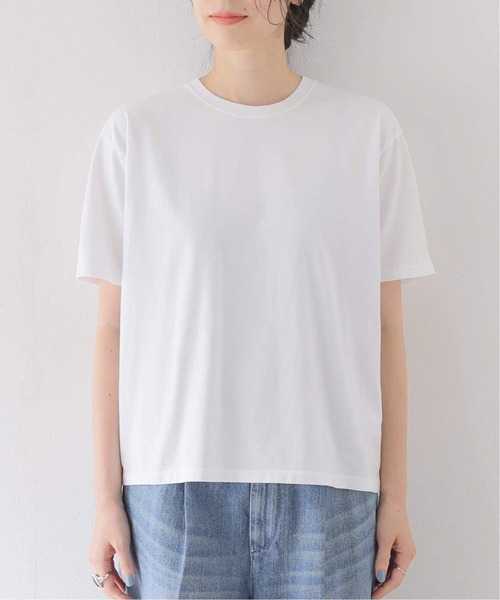 CALMER（カルメール）の「《追加》ナチュラルダイTシャツ2（Tシャツ/カットソー・レディース・スカイブルー/チャコールグレー/ホワイト・2）」の14枚目の写真