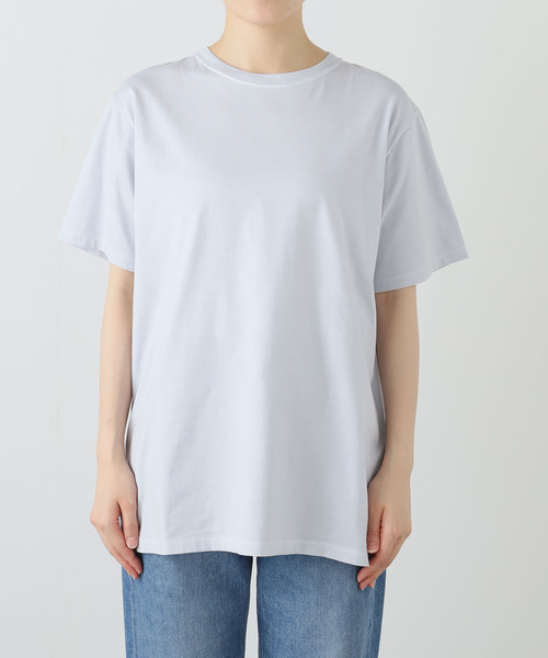 CALMER（カルメール）の「《追加》ナチュラルダイTシャツ2（Tシャツ/カットソー・レディース・スカイブルー/チャコールグレー/ホワイト・2）」の16枚目の写真