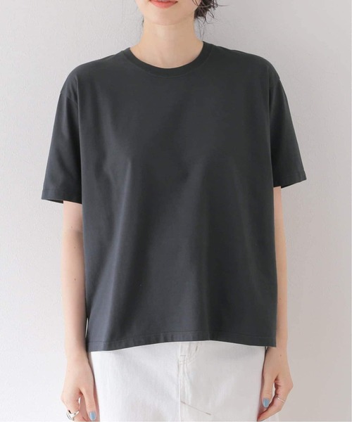 CALMER（カルメール）の「《追加》ナチュラルダイTシャツ2（Tシャツ/カットソー・レディース・スカイブルー/チャコールグレー/ホワイト・2）」の18枚目の写真
