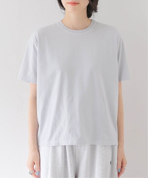 CALMER（カルメール）の「《追加》ナチュラルダイTシャツ2（Tシャツ/カットソー・レディース・スカイブルー/チャコールグレー/ホワイト・2）」の19枚目の写真