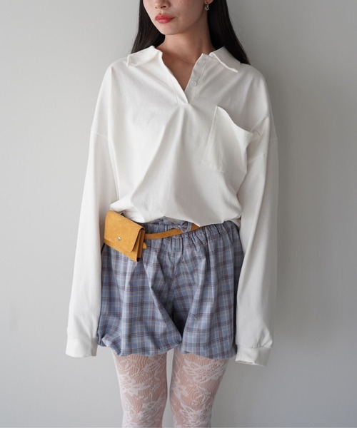 SANSeLF（サンセルフ）の「【SANSeLF】ミニスクエアベルトポーチ saa26s032（ボディバッグ/ウエストポーチ・レディース・ブラック/ブラウン/イエロー・FREE）」の5枚目の写真